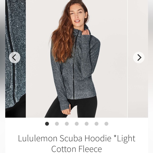 lululemon athletica Tops - Lululemon Scuba hoodie light cotton fleece